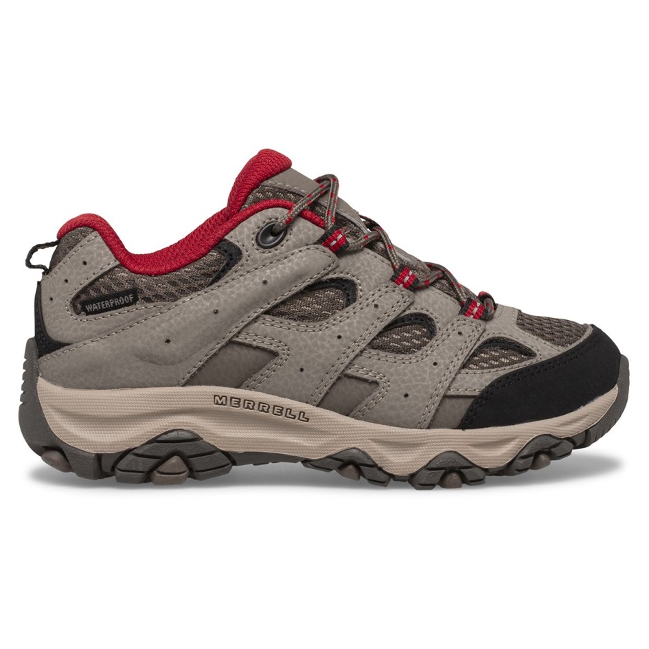 Merrell Big Kid's Moab 3 Matala Pitsi Vedenpitävä Lenkkari Boulder Punainen
