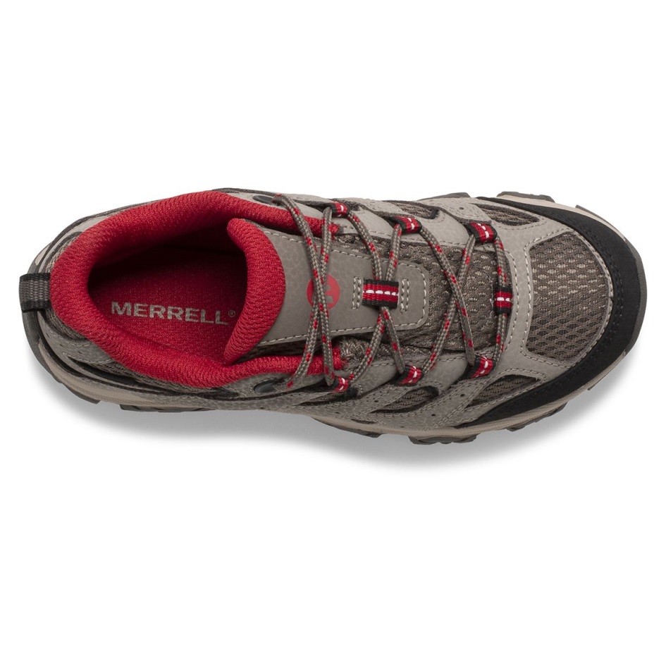 Merrell Big Kid's Moab 3 Matala Pitsi Vedenpitävä Lenkkari Boulder Punainen
