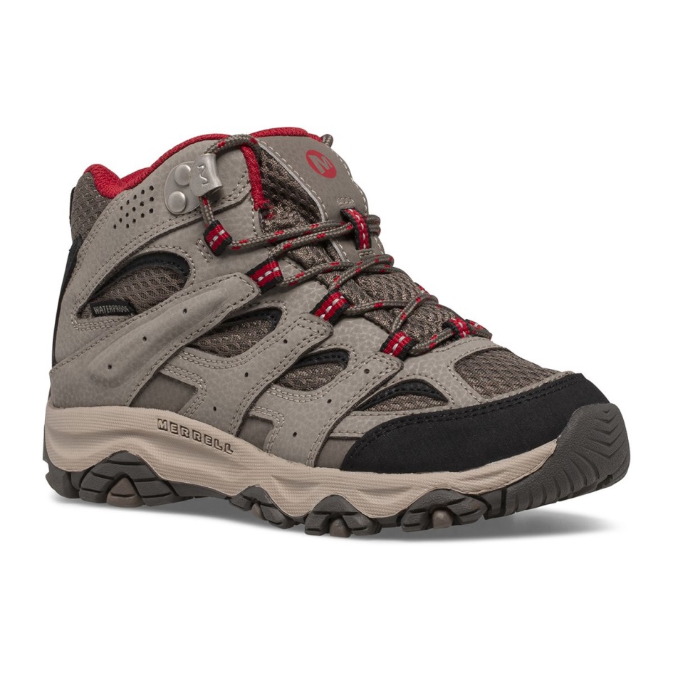 Merrell Big Kid's Moab 3 Mid Vedenpitävä Boulder-punainen Boot