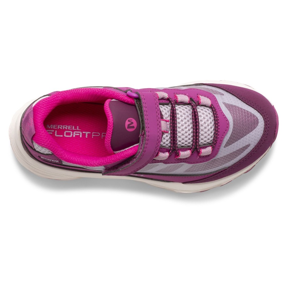 Merrell Big Kid's Moab Nopeus Alhainen Ilmastointi Vedenpitävä Harmaa-marja