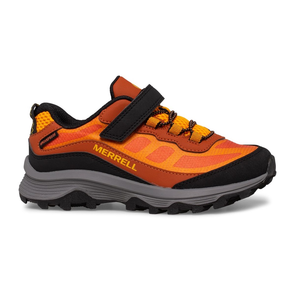 Merrell Big Kid's Moab Nopeus Alhainen Ilmastointi Vedenpitävä Oranssi-musta