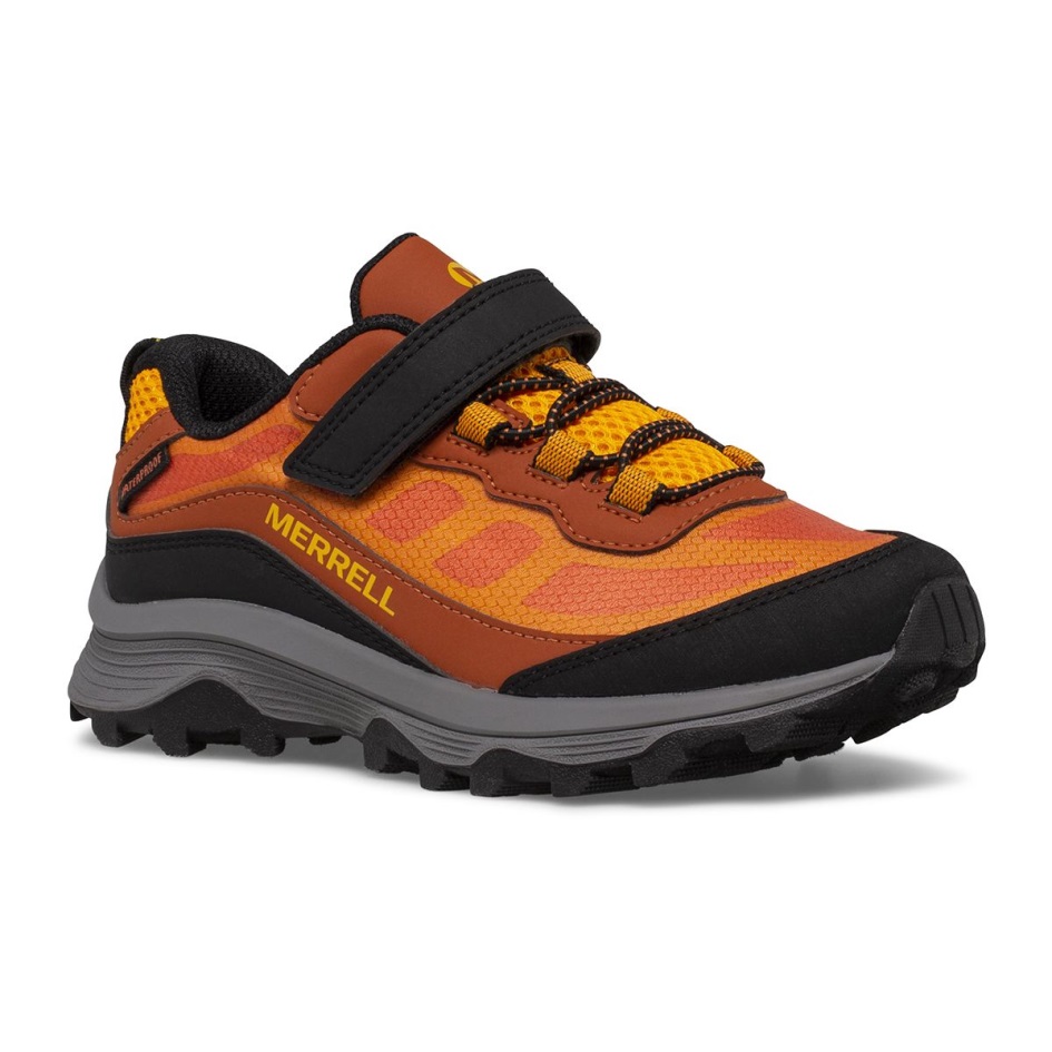 Merrell Big Kid's Moab Nopeus Alhainen Ilmastointi Vedenpitävä Oranssi-musta