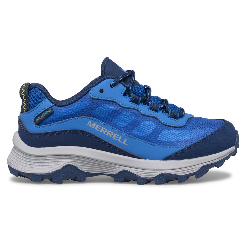 Merrell Big Kid's Moab Speed Matala Vedenpitävä Sininen