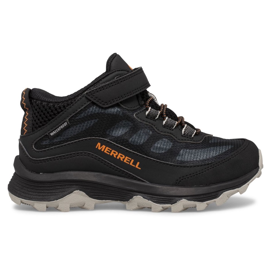 Merrell Big Kid's Moab Speed Mid/c Vedenpitävä Musta