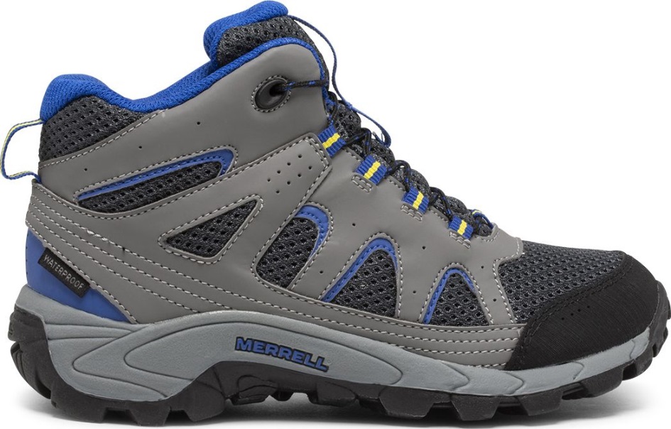 Merrell Big Kid's Oakcreek Mid Pits Vedenpitävä Boot Charcoal