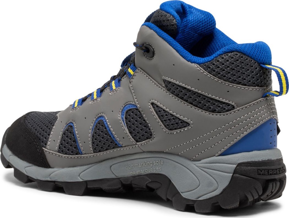 Merrell Big Kid's Oakcreek Mid Pits Vedenpitävä Boot Charcoal