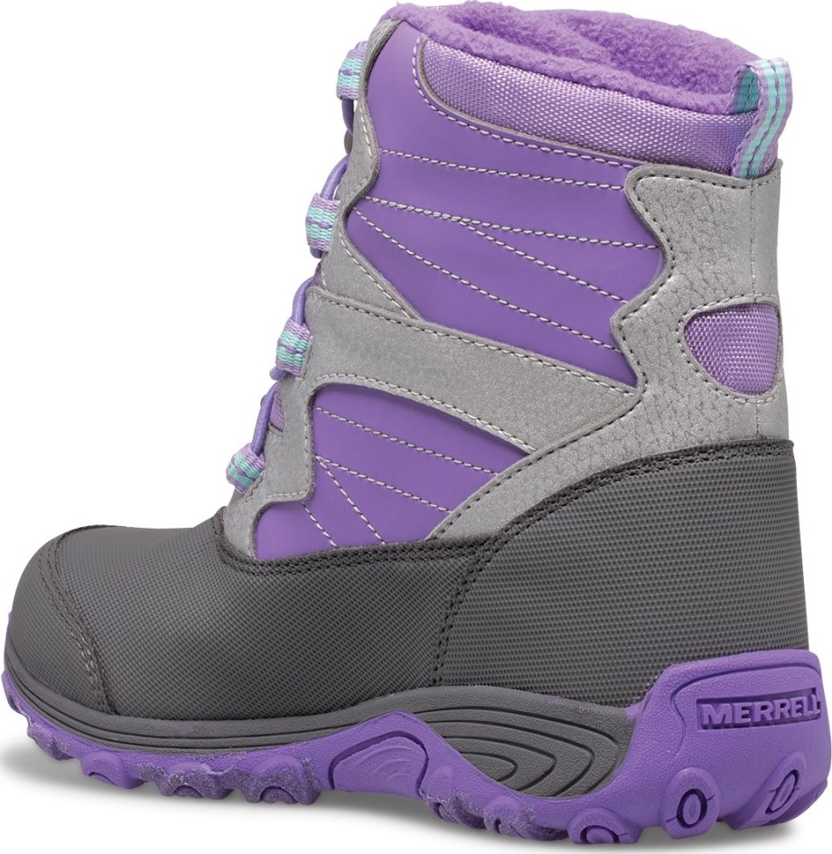 Merrell Big Kid's Outback -lumikenkä Violetti-hopea
