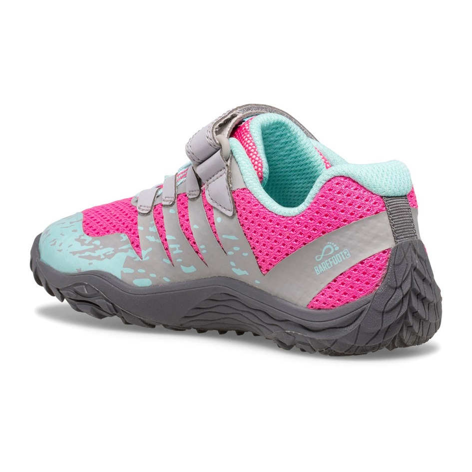 Merrell Iso Lasten Polkuhanska 5 A/c Kenkä Harmaa-kuuma Pinkki-turkki