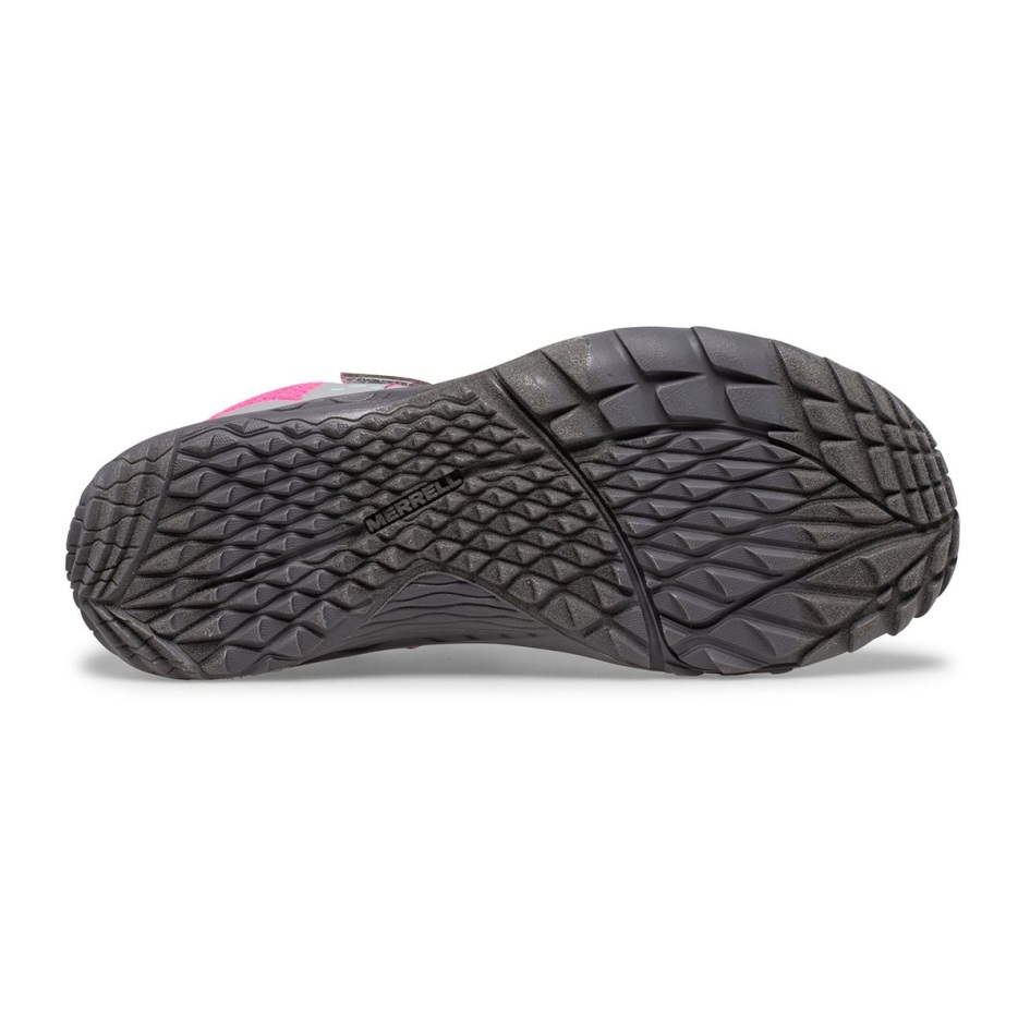 Merrell Iso Lasten Polkuhanska 5 A/c Kenkä Harmaa-kuuma Pinkki-turkki