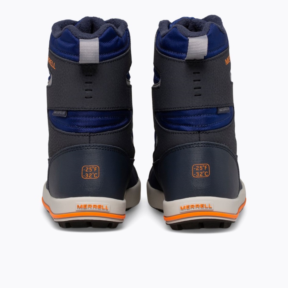 Merrell Little Kid's Snow Bank 3.0 Boot Navy-cobalt-orange
