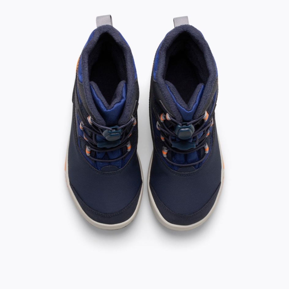 Merrell Little Kid's Snow Bank 3.0 Boot Navy-cobalt-orange