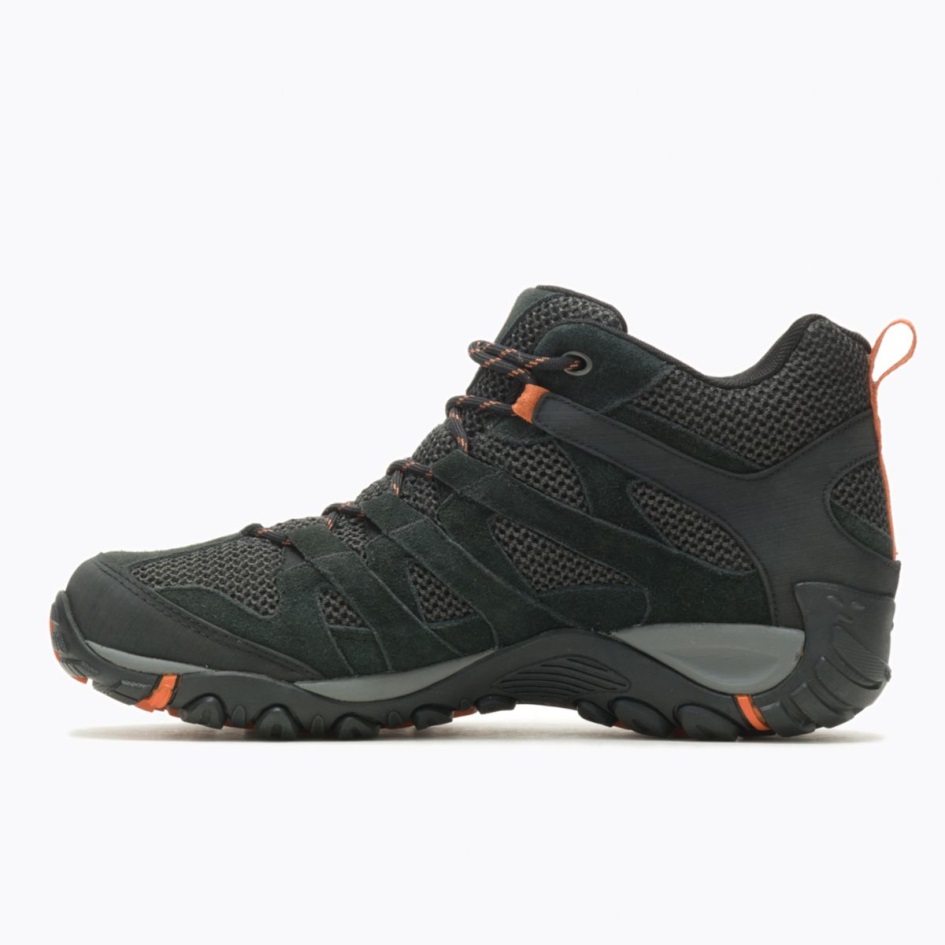 Merrell Miesten Alverstonen Keskimmäinen Gore-tex Musta