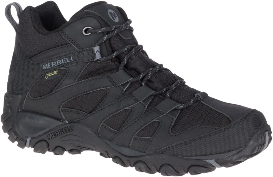 Merrell Miesten Alverstonen Urheilu Keskikokoinen Gore-tex Black-rock