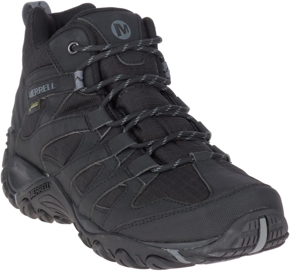 Merrell Miesten Alverstonen Urheilu Keskikokoinen Gore-tex Black-rock