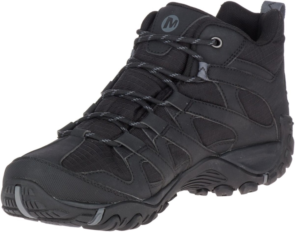 Merrell Miesten Alverstonen Urheilu Keskikokoinen Gore-tex Black-rock