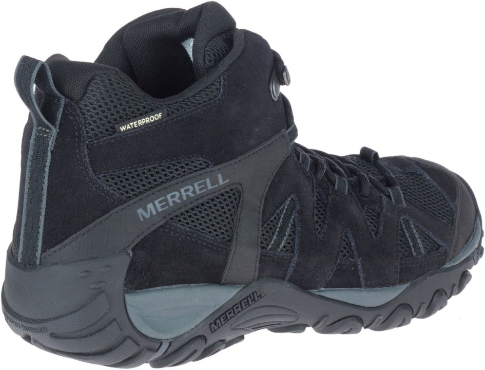 Merrell Miesten Deverta 2 Mid Vedenpitävä Musta-graniitti
