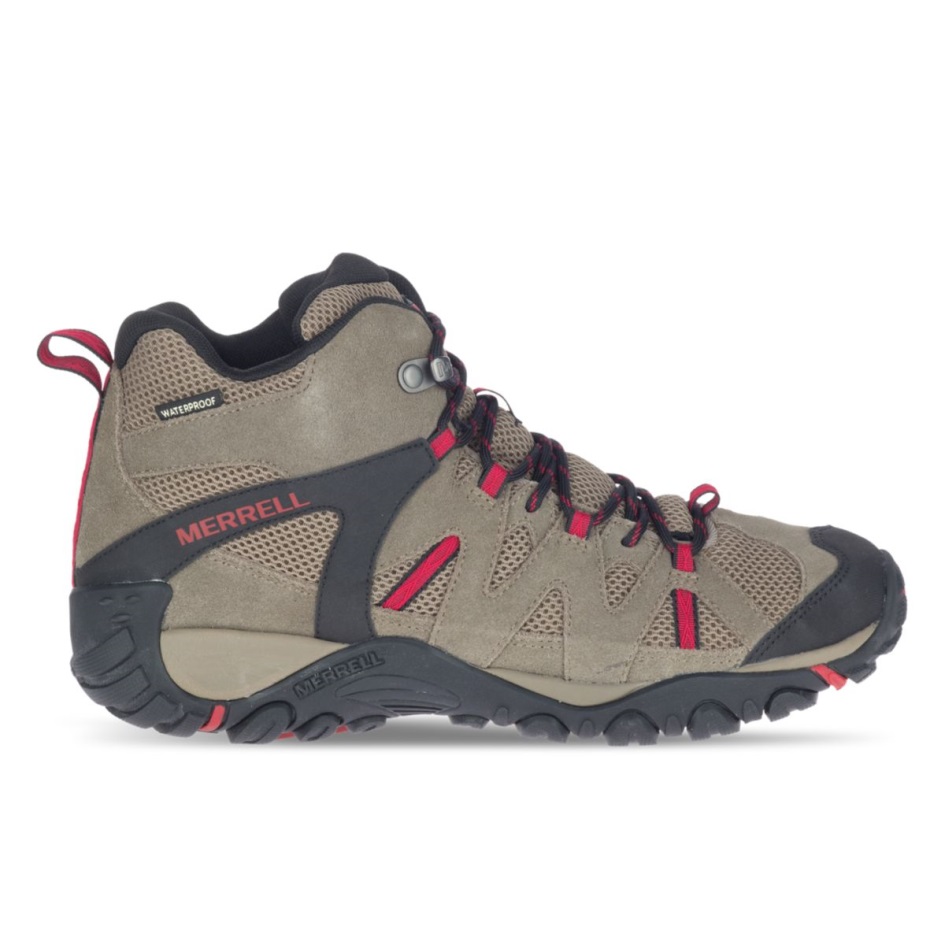 Merrell Miesten Deverta 2 Mid Vedenpitävä Boulder-tulisen Punainen