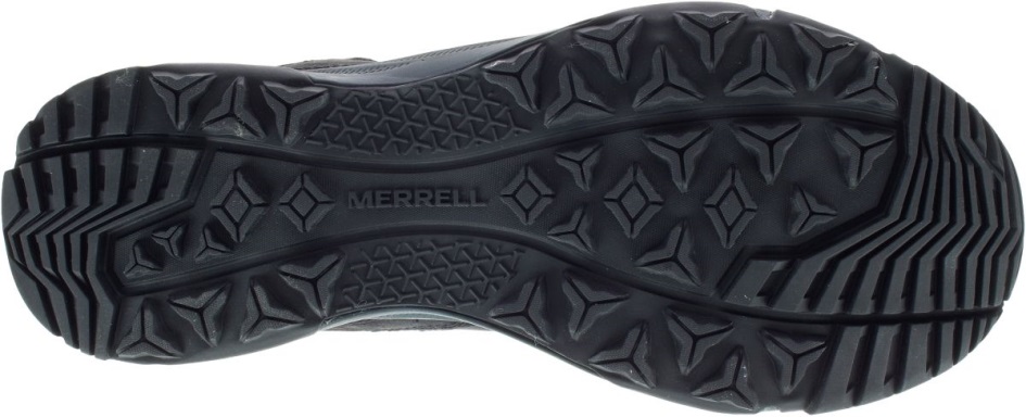 Merrell Miesten Erie Mid Nahka Vedenpitävä Musta