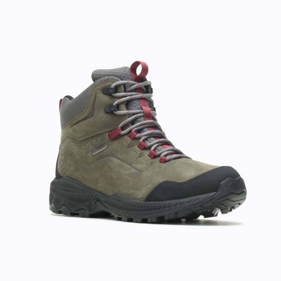 Merrell Miesten Metsään Sidottu Puolivälissä Vedenpitävä Merrell Harmaa