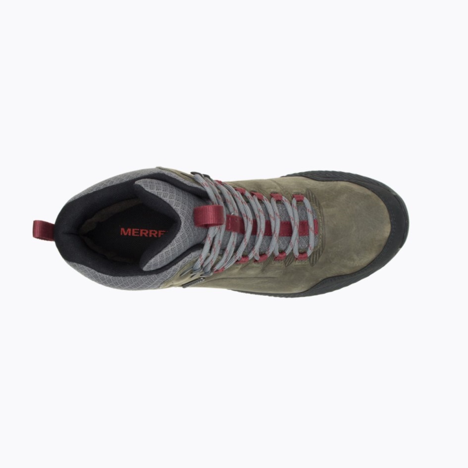 Merrell Miesten Metsään Sidottu Puolivälissä Vedenpitävä Merrell Harmaa