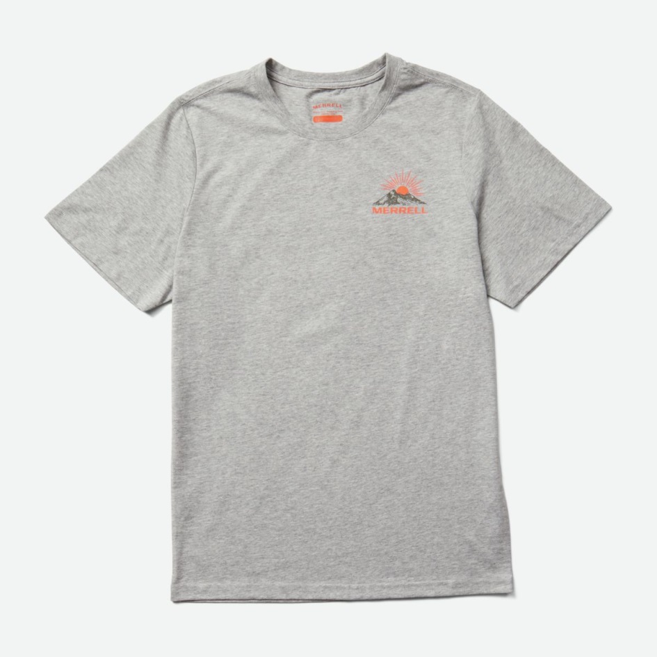Merrell Miesten Karttagrafiikka Tee Harmaa Kanerva