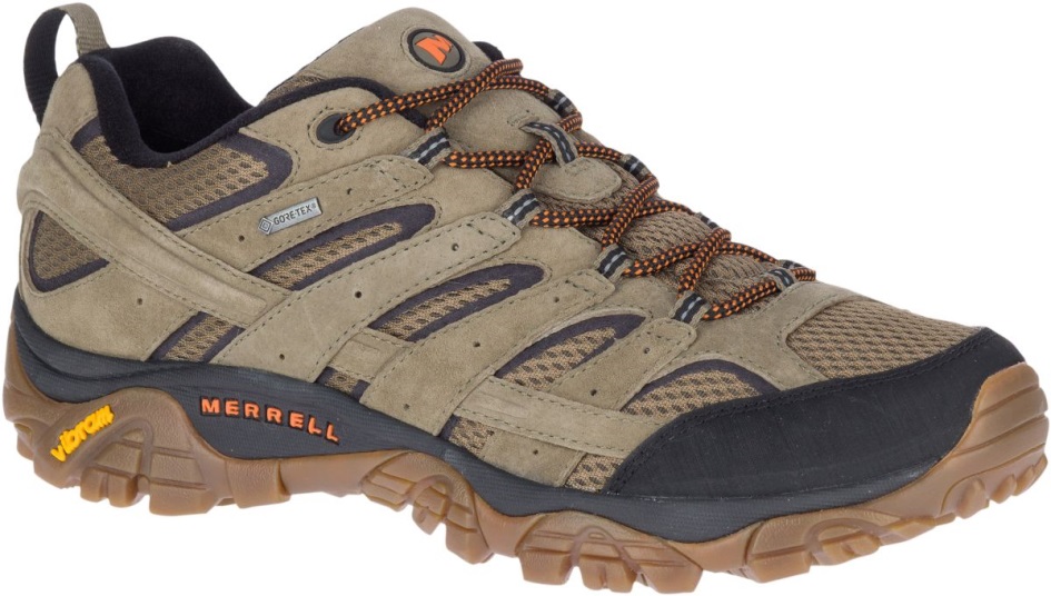 Merrell Miesten Moab 2 Nahkainen Gore-tex Oliivi
