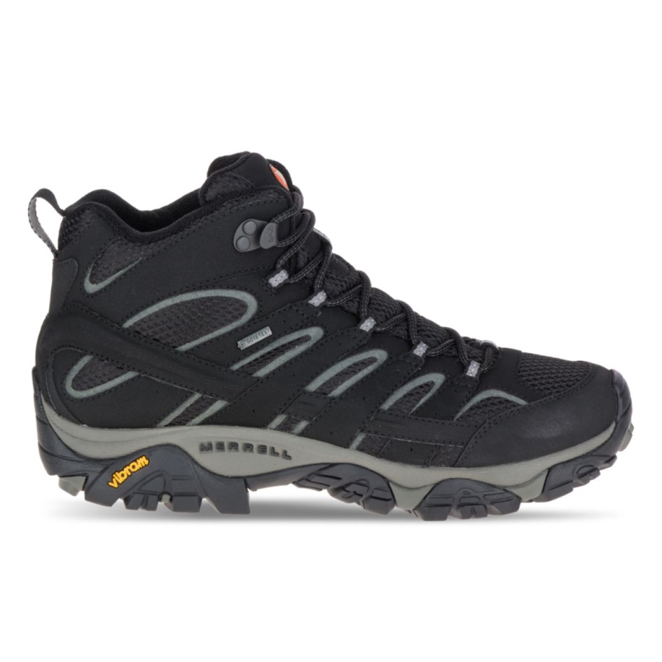 Merrell Miesten Moab 2 Mid Gore-tex Musta