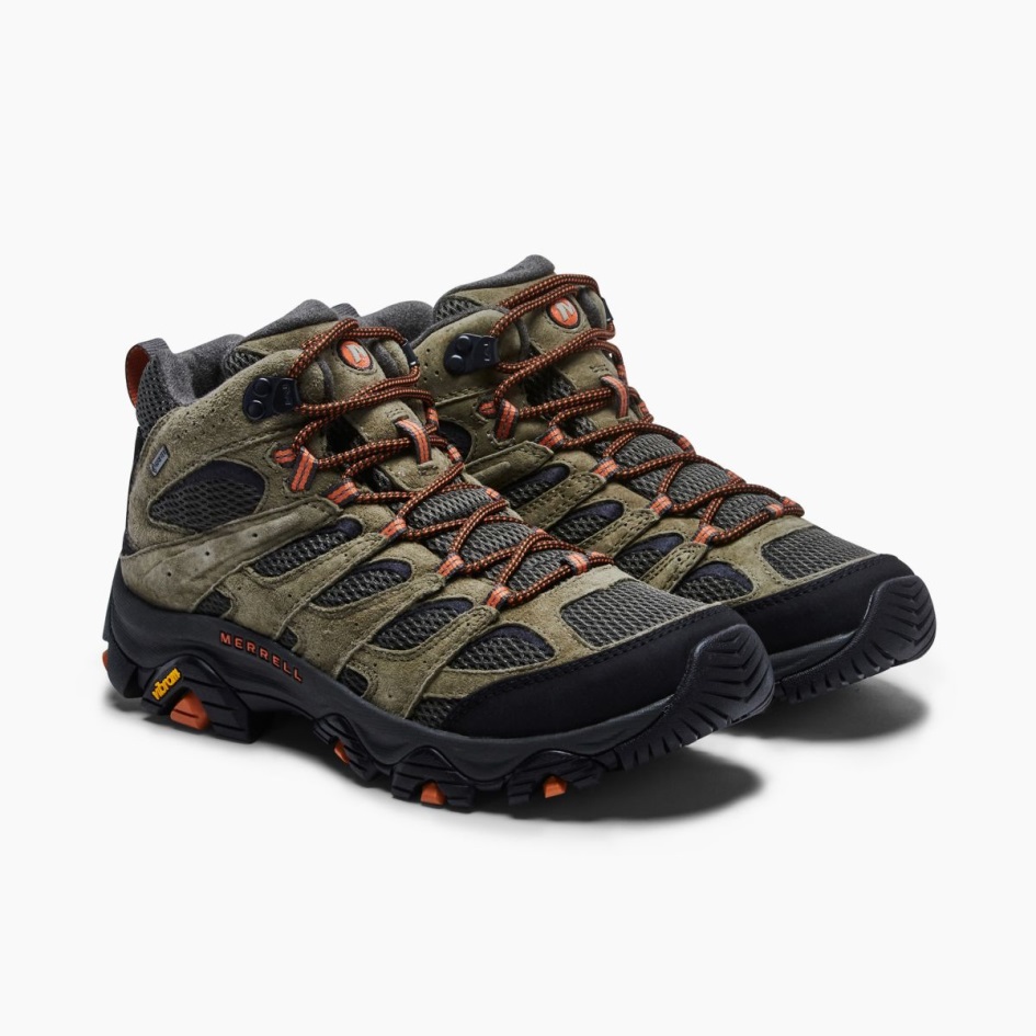 Merrell Miesten Moab 3 Mid Gore-tex Oliivi
