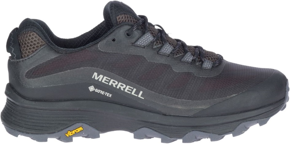 Merrell Miesten Moab Speed Gore-tex Black-asfaltti