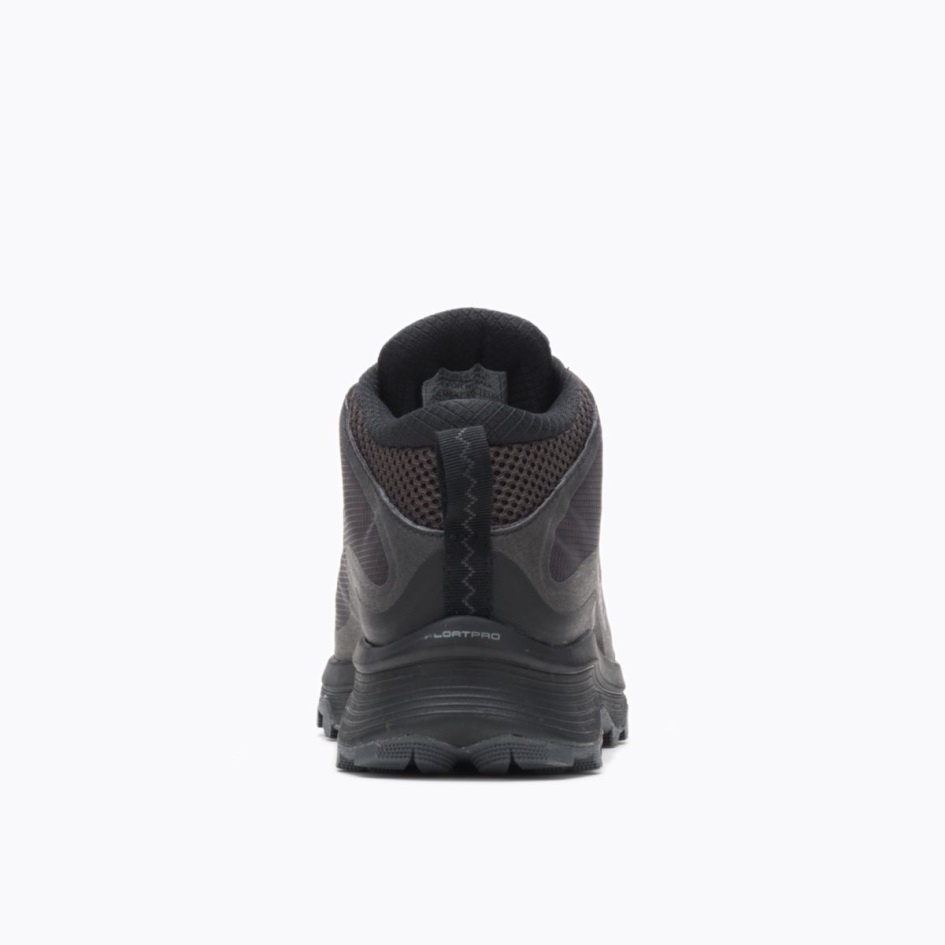 Merrell Miesten Moab Speed Mid Gore-tex Black-asfaltti