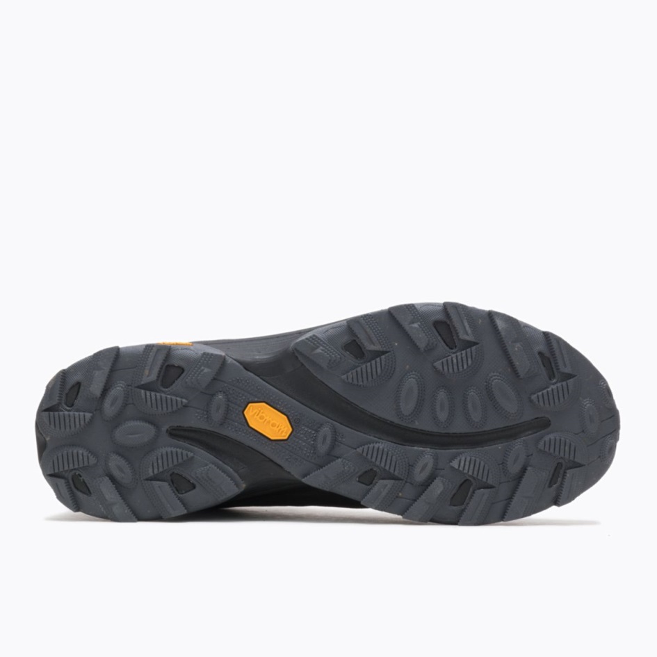 Merrell Miesten Moab Speed Mid Gore-tex Black-asfaltti