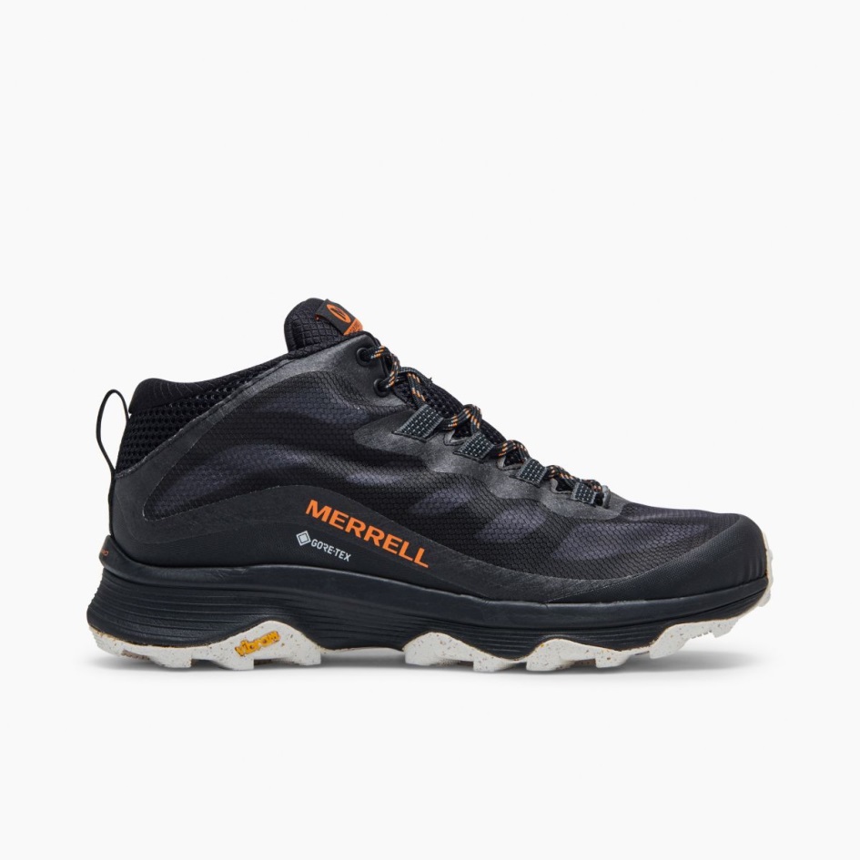 Merrell Miesten Moab Speed Mid Gore-tex Musta