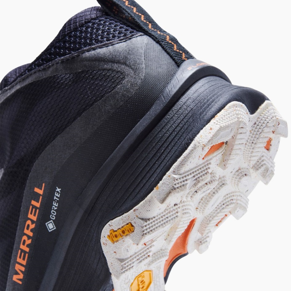 Merrell Miesten Moab Speed Mid Gore-tex Musta