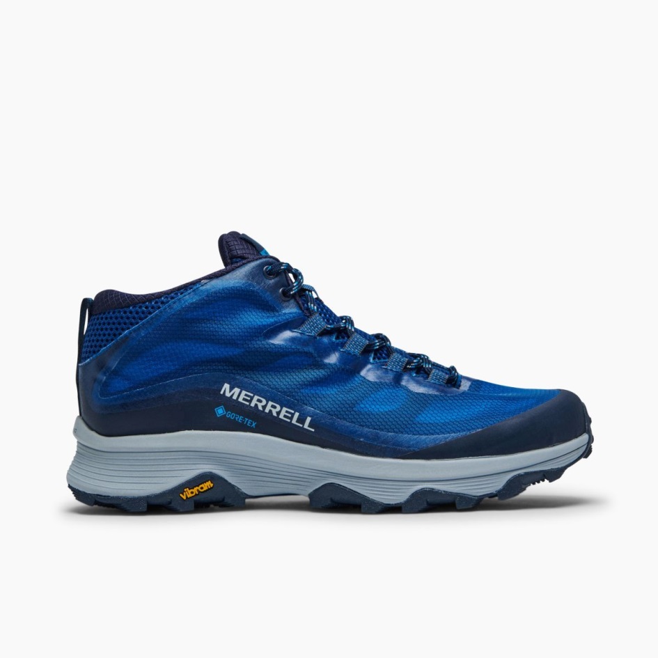 Merrell Miesten Moab Speed Mid Gore-tex Navy