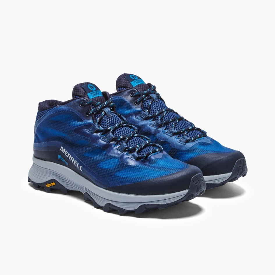 Merrell Miesten Moab Speed Mid Gore-tex Navy