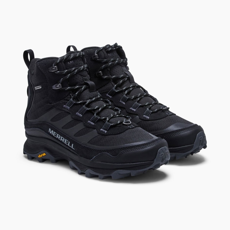 Merrell Miesten Moab Speed Thermo Mid Vedenpitävä Musta