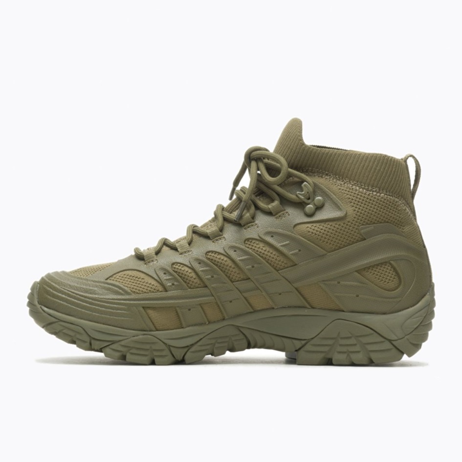 Merrell Miesten Moab Velocity Tactical Mid Vedenpitävä Oliivi