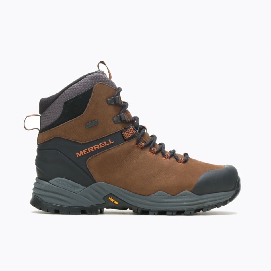 Merrell Miesten Phaserbound 2 Korkea Vedenpitävä Dark Earth
