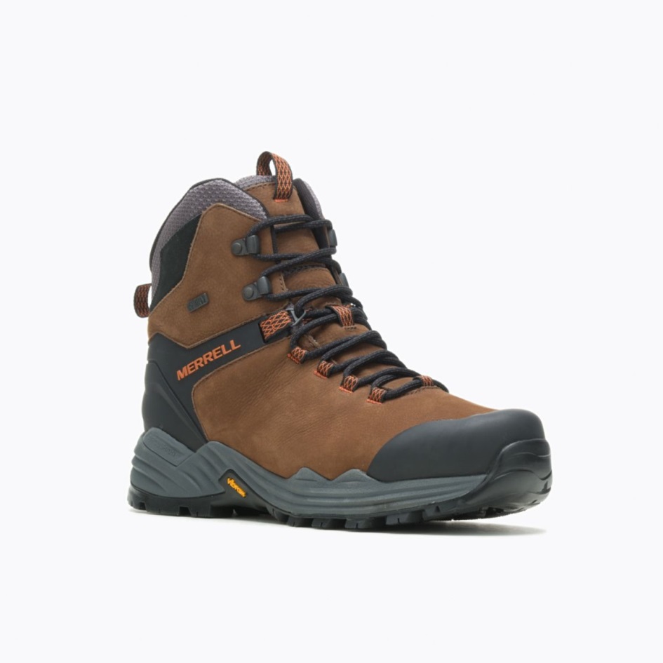 Merrell Miesten Phaserbound 2 Korkea Vedenpitävä Dark Earth