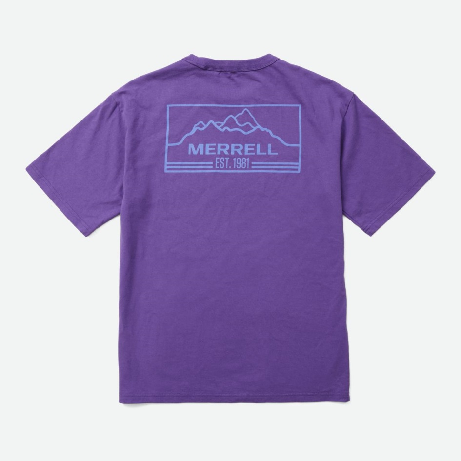 Merrell Miesten Sunbaked Japan Tee Kuninkaallinen Violetti