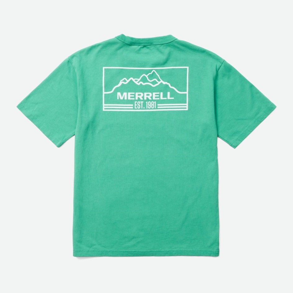 Merrell Miesten Sunbaked Japan Tee Merivihreä