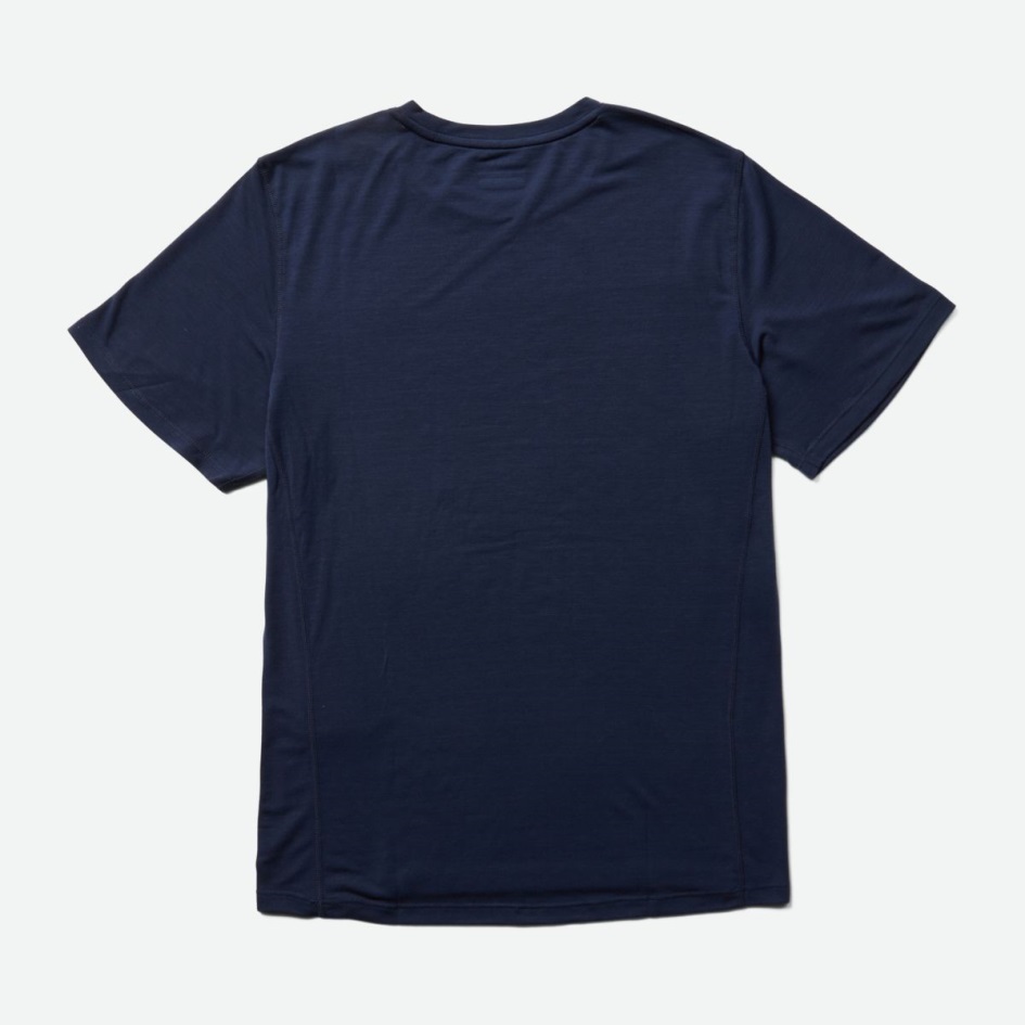 Merrell Miesten Tencel™ Navy Lyhythihainen T-paita