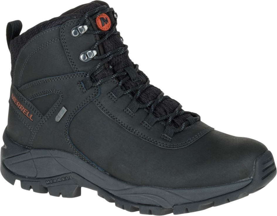 Merrell Miesten Vego Mid Nahka Vedenpitävä Musta