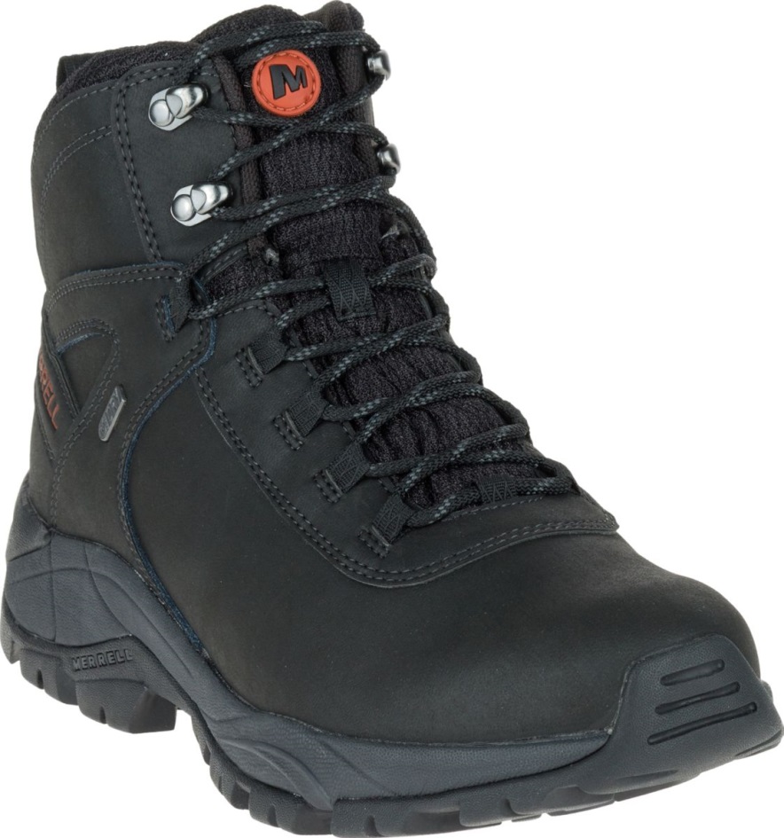 Merrell Miesten Vego Mid Nahka Vedenpitävä Musta