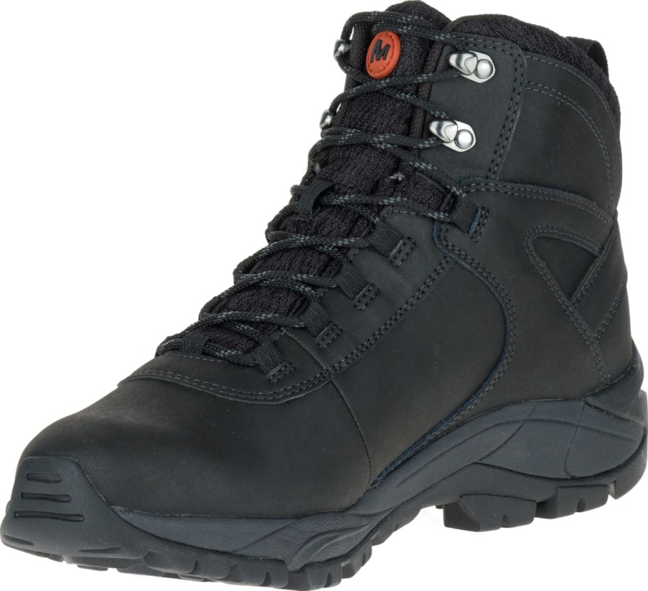 Merrell Miesten Vego Mid Nahka Vedenpitävä Musta