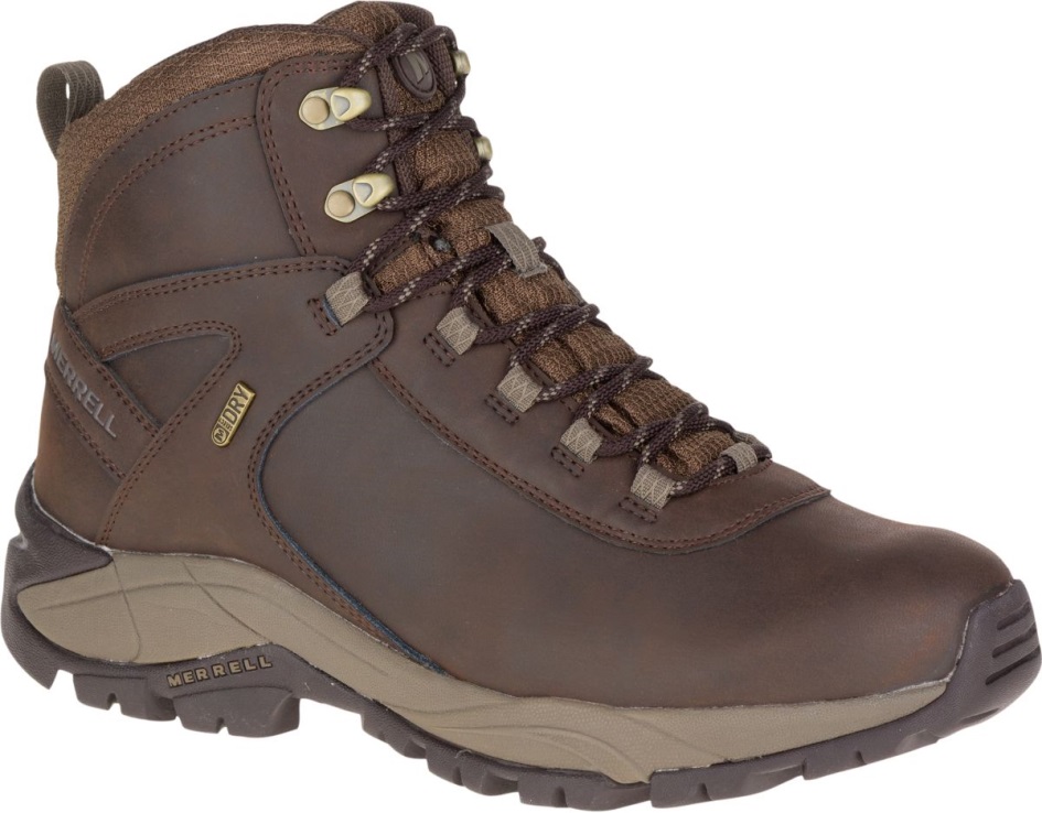 Merrell Miesten Vego Mid Nahka Vedenpitävä Espresso