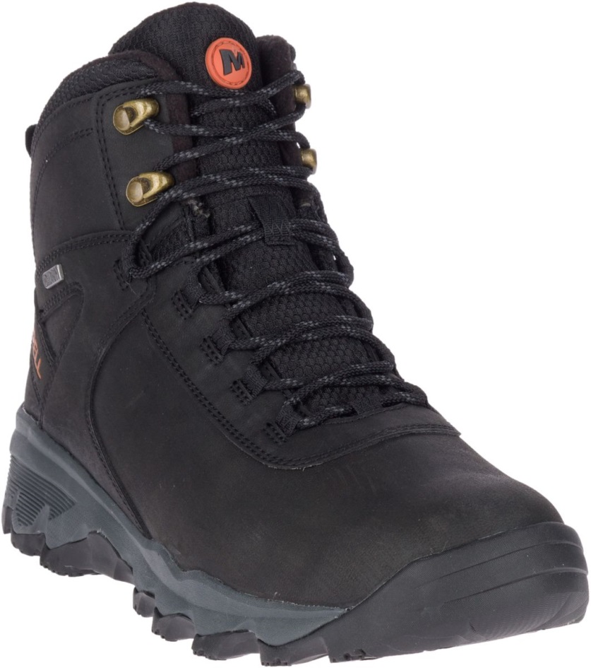 Merrell Miesten Vigo Thermo Mid Nahka Vedenpitävä Musta