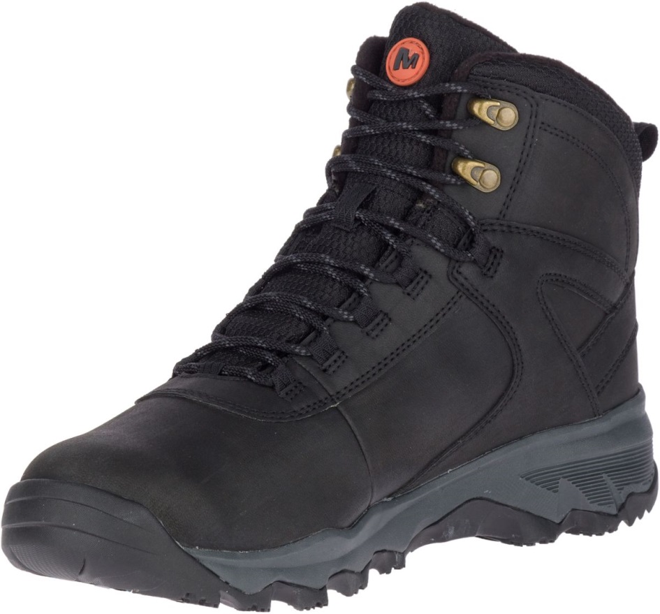 Merrell Miesten Vigo Thermo Mid Nahka Vedenpitävä Musta