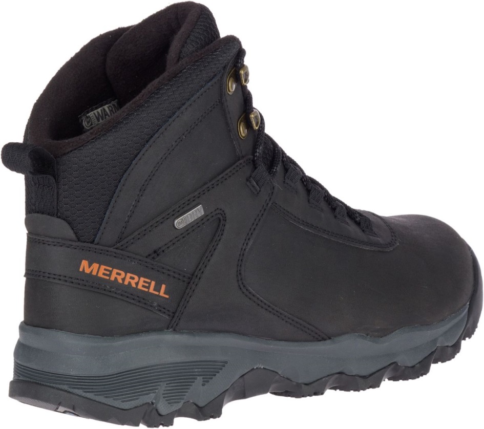 Merrell Miesten Vigo Thermo Mid Nahka Vedenpitävä Musta