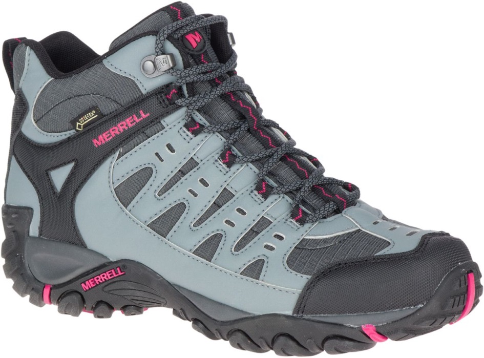 Merrell Naisten Accentor Sport Mid Gore-tex Graniitti-ruusu Punainen